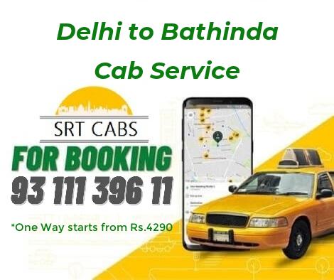 Delhi to Bathinda Cab Hire