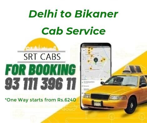 Delhi to Bikaner Cab Hire