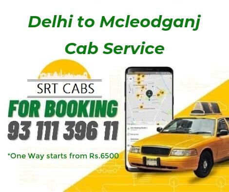 Delhi to Mcleodganj Cab Hire