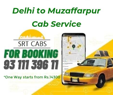 Delhi to Muzaffarpur Cab Hire