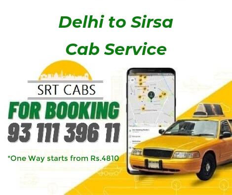 Delhi to Sirsa Cab Hire